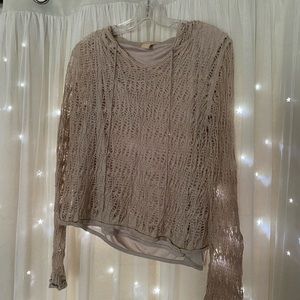 Cute Kate Hill Casual Hooded Knit Pullover